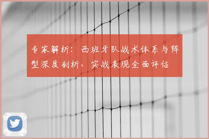 专家解析：西班牙队战术体系与阵型深度剖析，实战表现全面评估